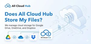 Does All Cloud Hub Store My Files?