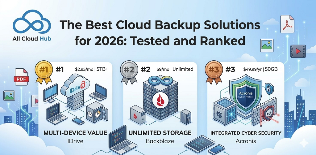 The Best Cloud Backup Solutions for 2026: Tested and Ranked