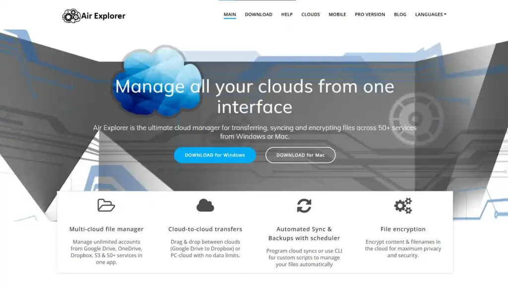 Air Explorer — Best Desktop Alternative to MultCloud