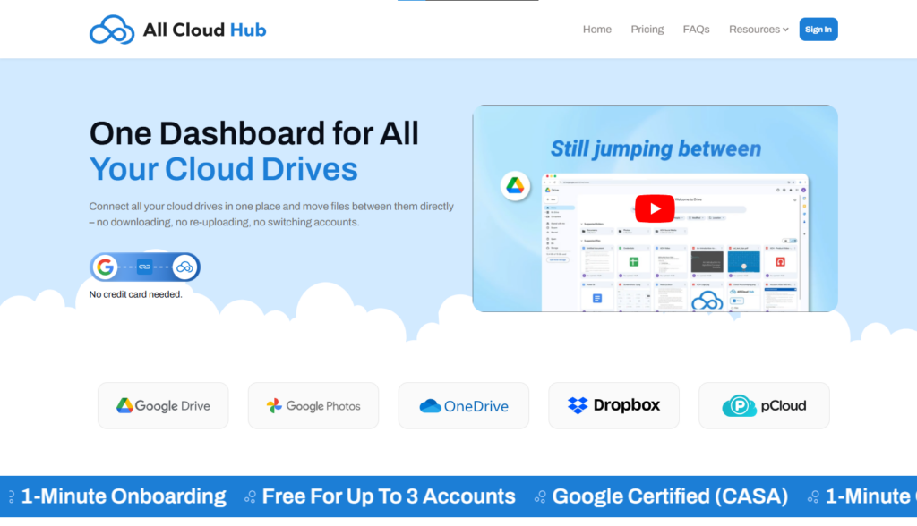 All Cloud Hub Cloud Storage Management Tool